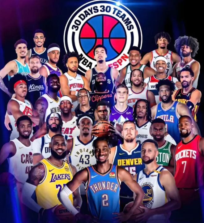 NBA常规赛收官战排名预测：雷霆稳居榜首 马刺冲